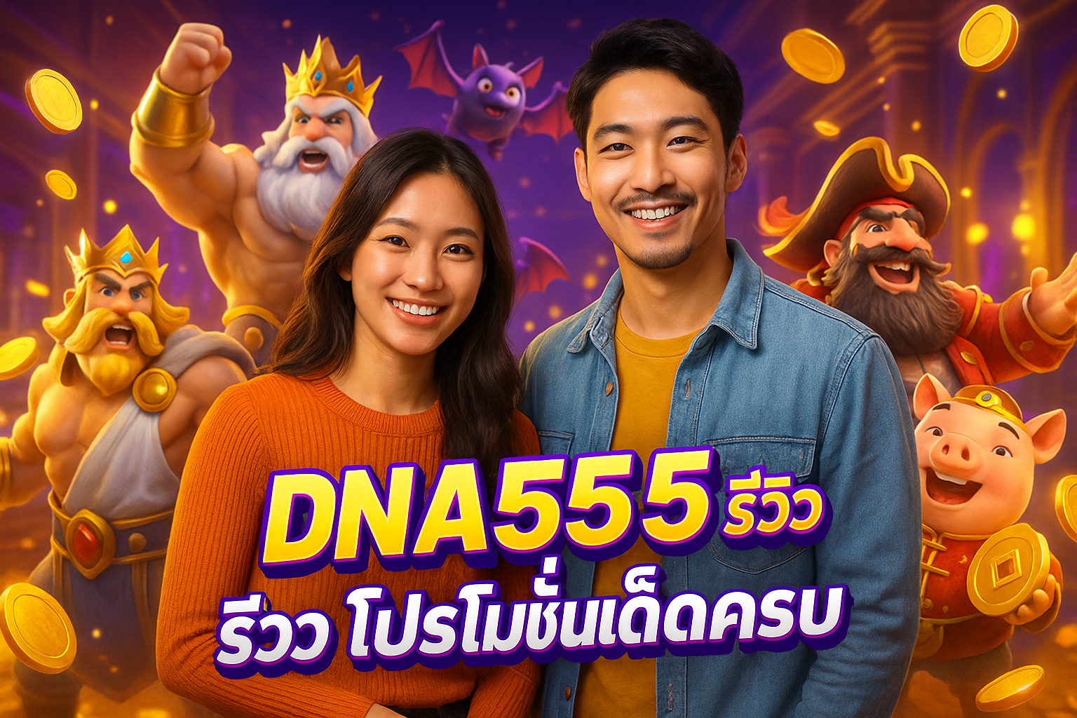 DNA555 รีวิว โปรโมชั่นเด็ดครบ